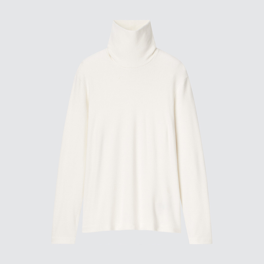 

Водолазка Uniqlo heattech, молочно-белый