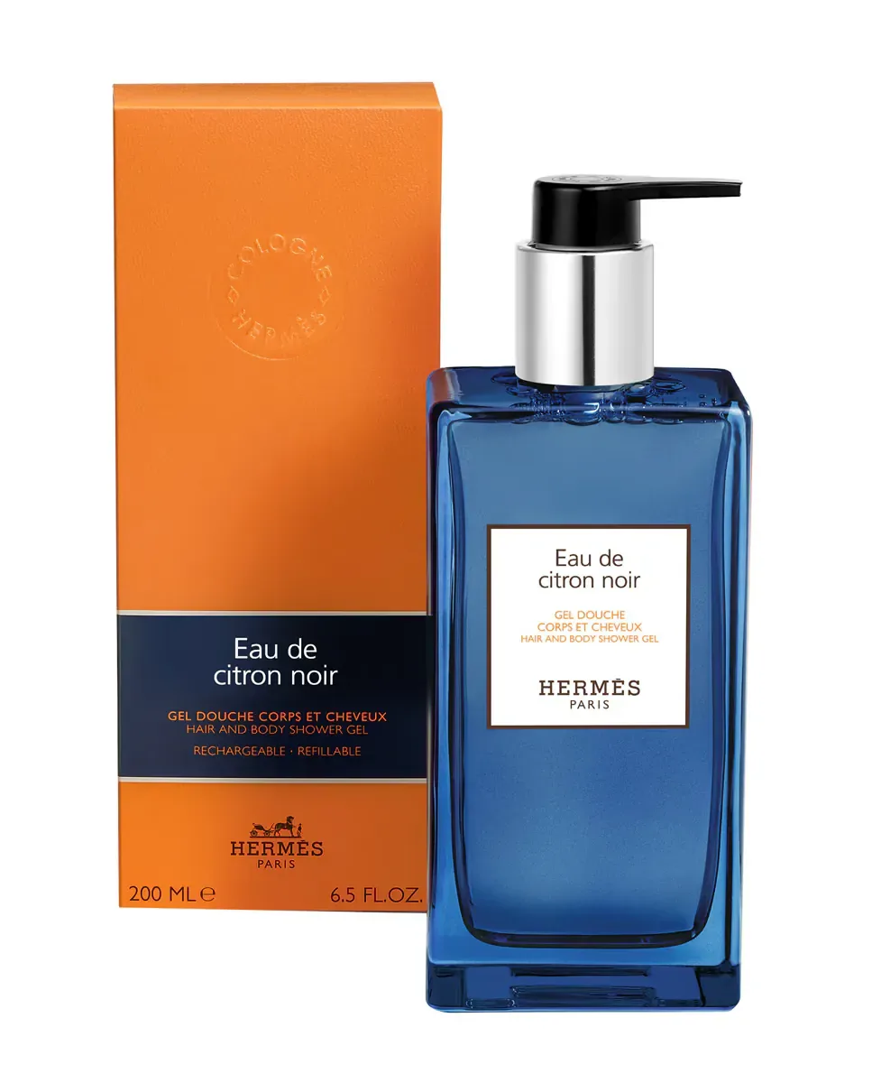 Гель для душа для тела и волос Eau de Citron Noir 200 мл Hermès — фото 3