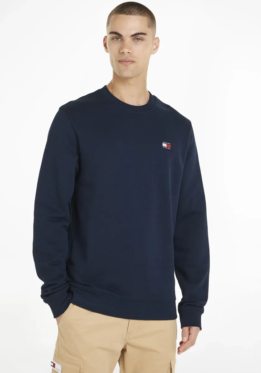 

Толстовка Tommy Jeans Plus "TJM REG BADGE CREW EXT", синий