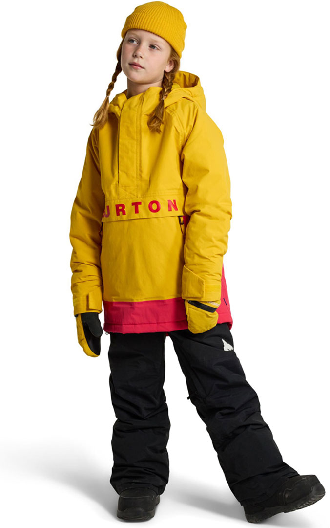 Burton Детская куртка frostner anorak goldenrod/azalea pink L — фото 3