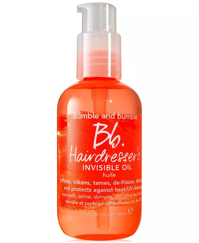 

Парикмахерское масло для волос Invisible Oil, уменьшающее вьющиеся волосы Bumble And Bumble