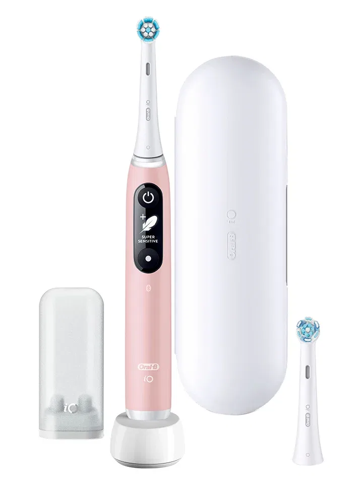 Электрическая зубная щетка iO Series 6 Oral-B розовая — фото 2