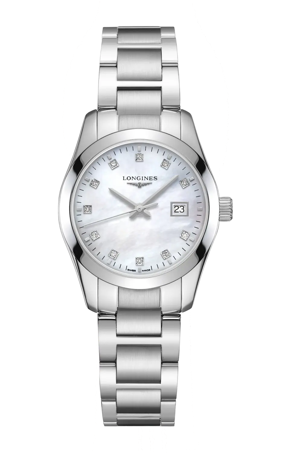 

Часы Longines Conquest classic с перламутром 29,50 мм