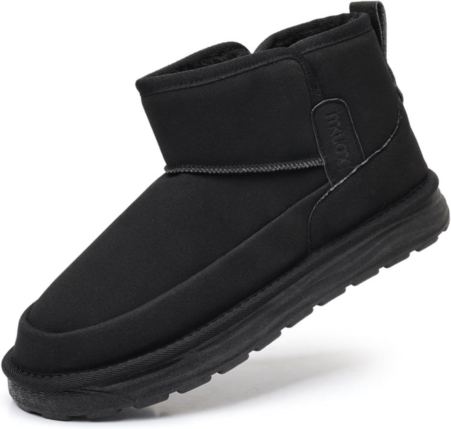 

Мужские зимние ботинки MACEFIL с меховой подкладкой, водонепроницаемые, противоскользящие, теплые и удобные, для зимних прогулок, черный