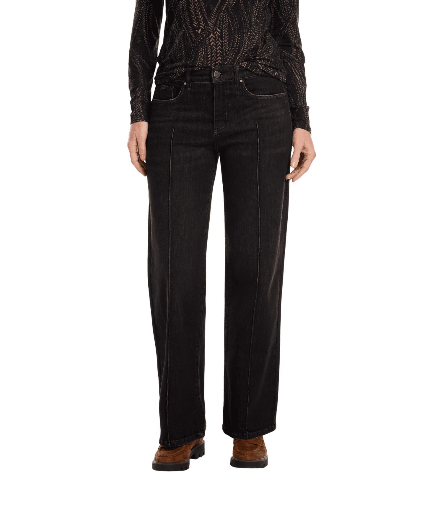 

Джинсы Olivia Pintuck Wide Leg черного цвета FDJ