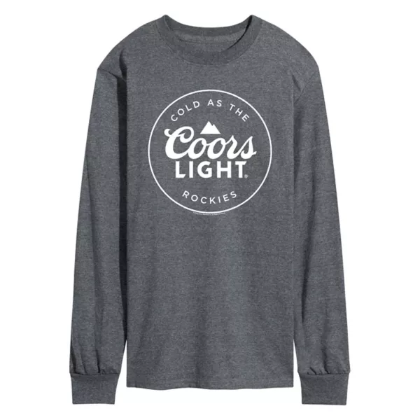 

Мужская футболка с длинным рукавом и логотипом Coors Light Licensed Character, серый