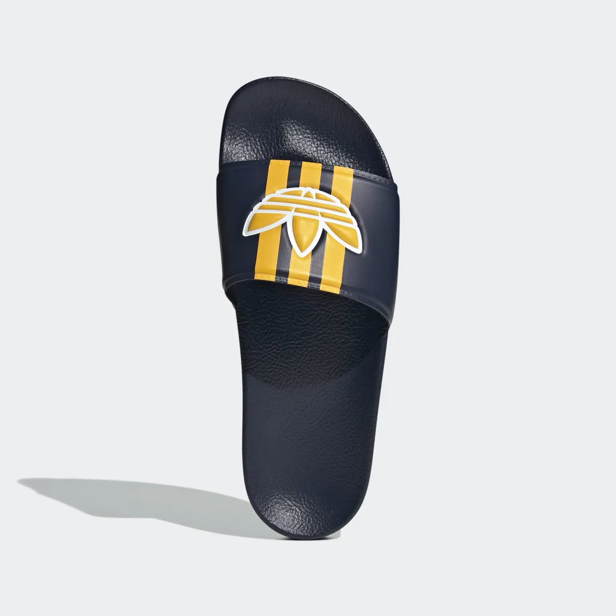Сандалии для купания Adidas Originals "ADILETTE", цвет Night Indigo / Bold Gold / Cloud White — фото 4