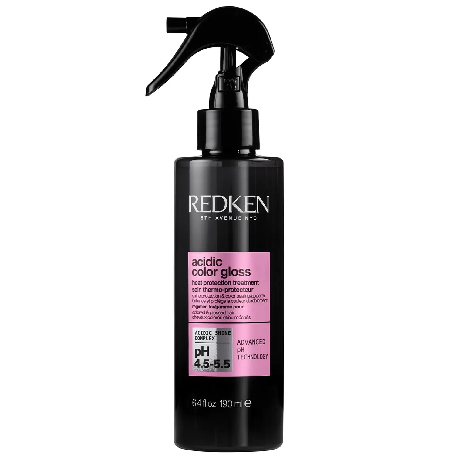 

Acidic Color Gloss 230°C Термозащита для волос Спрей для блеска и защиты цвета 190 мл Redken