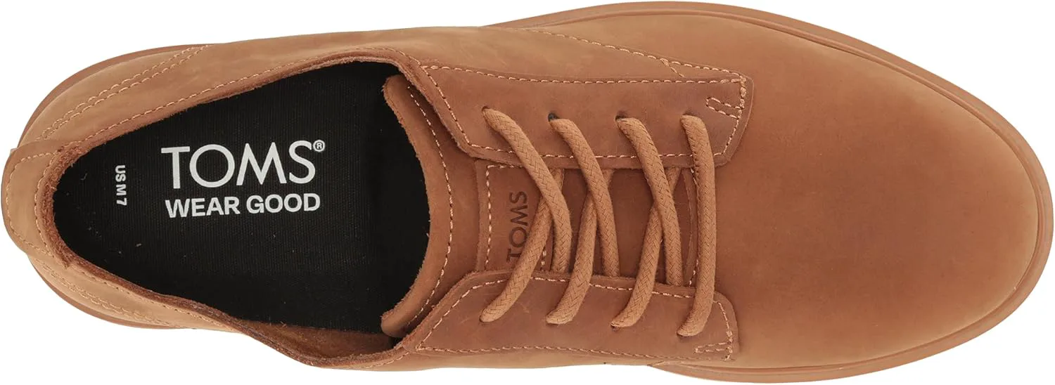 Мужские повседневные кроссовки TOMS Navi Trvl Lite на шнуровке - коричневые — фото 4