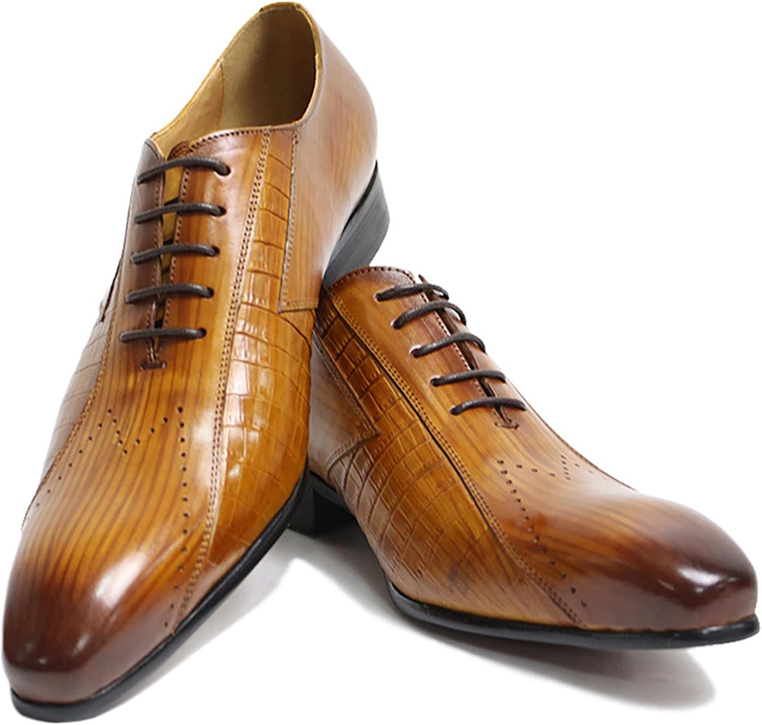 

Мужские классические туфли Оксфорды Броги Дерби, дышащая кожа, на шнуровке, черные-41 Generic