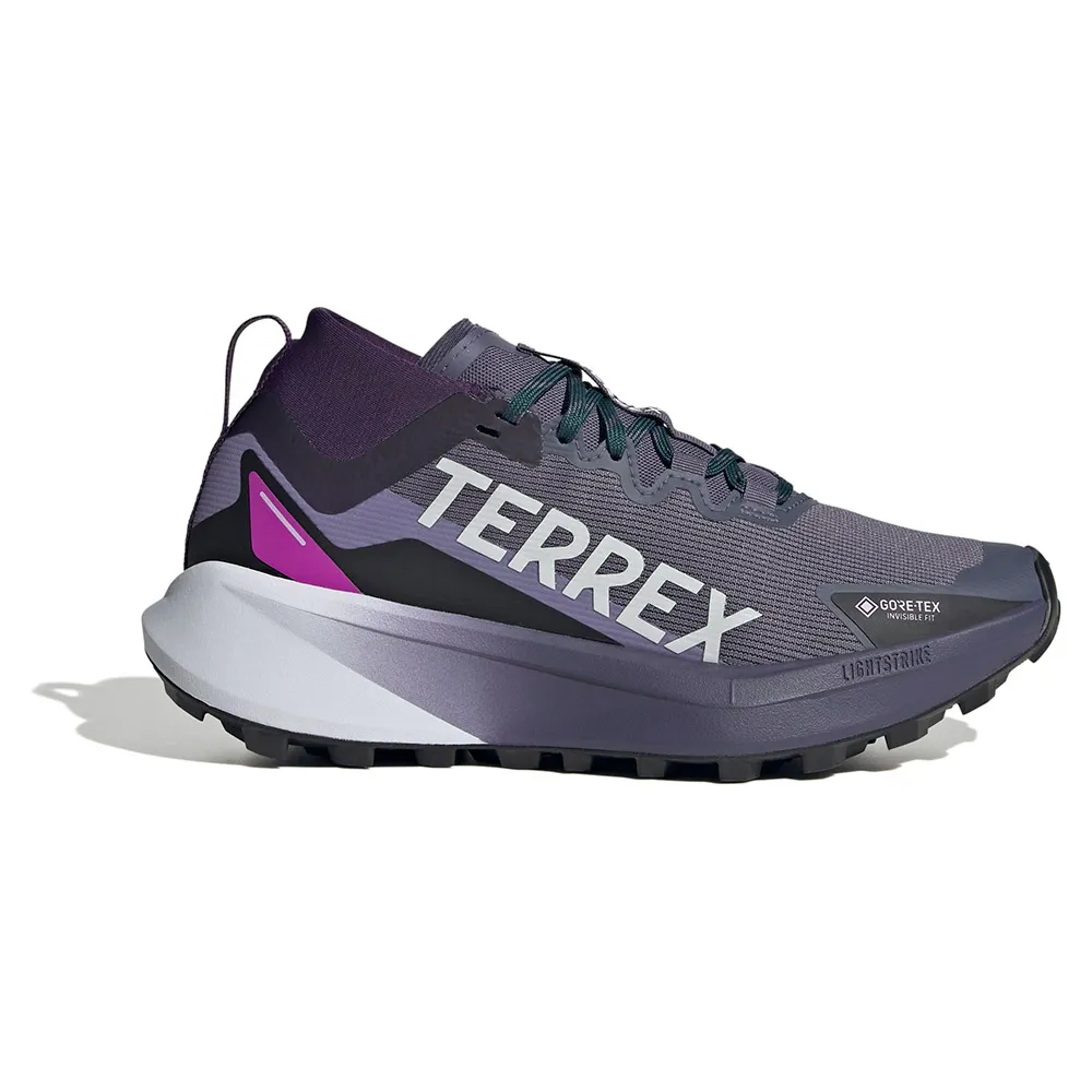 Кроссовки adidas Terrex Agravic Goretex trail, фиолетовый