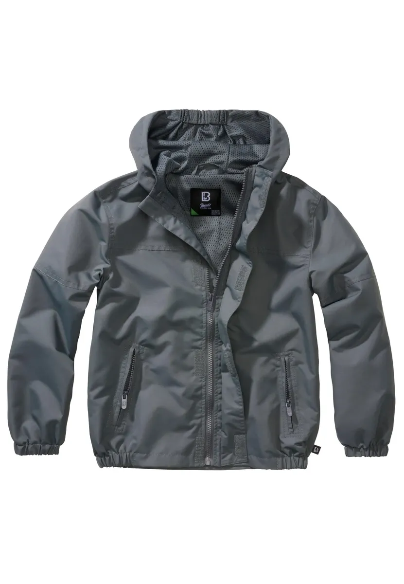 

Всепогодная куртка Brandit " Brandit Men's Kids Summer Windbreaker Frontzip" (1 шт.), с капюшоном, антрацит