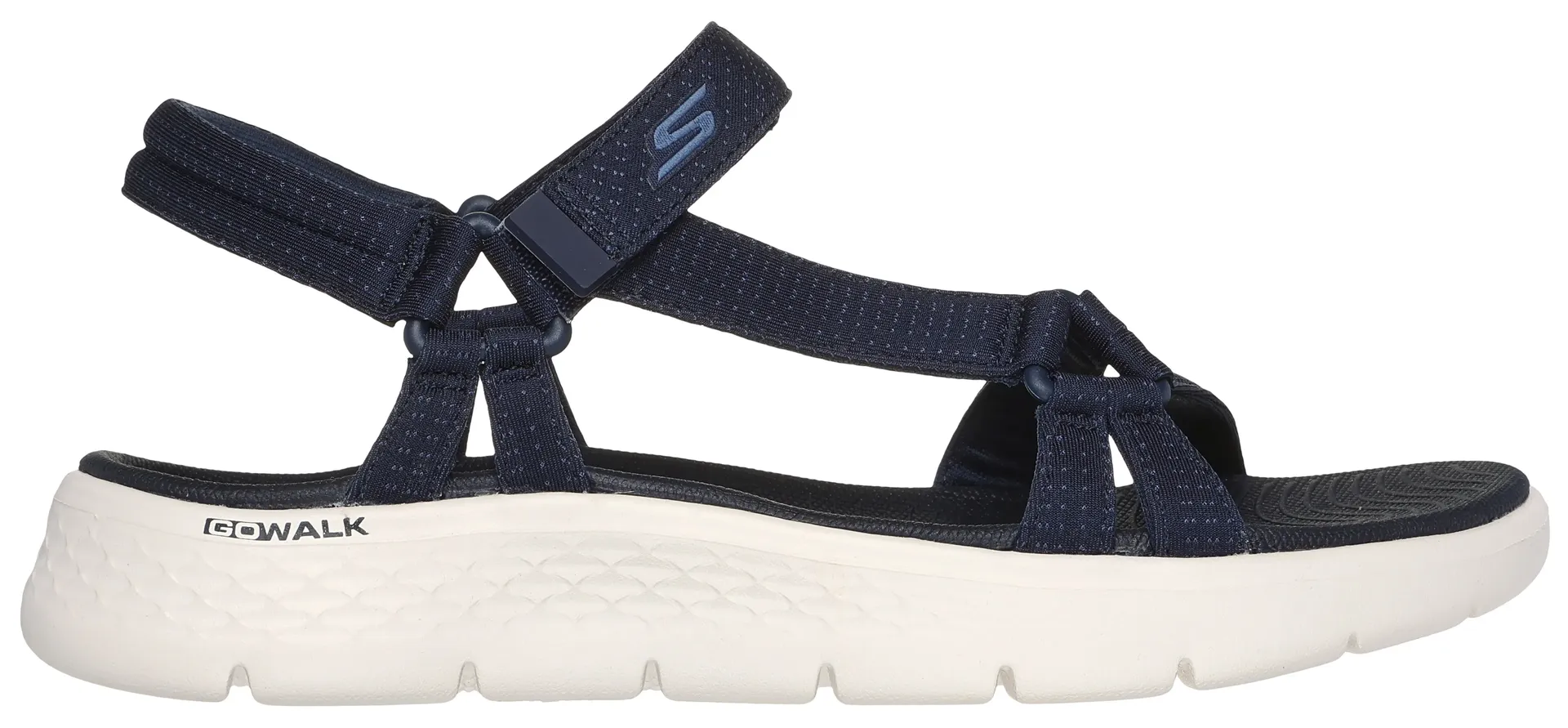 Сандалии Skechers "GO WALK FLEX SANDAL-SUBLIME-X", летняя обувь, сандалии, обувь на липучке, со стелькой Goga Mat, цвет морской волны — фото 3