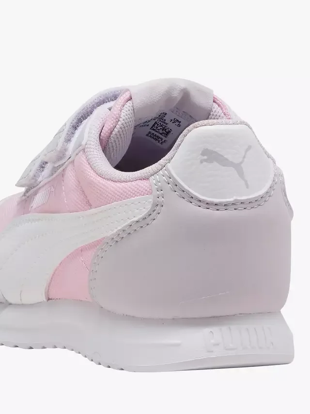Детские кроссовки R78 Lightwind из смешанной кожи, жемчужно-розово-белые PUMA — фото 3