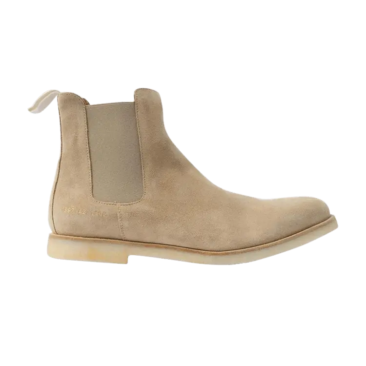 

Ботинки Common Projects Suede Chelsea Boot Tan, желто-коричневый