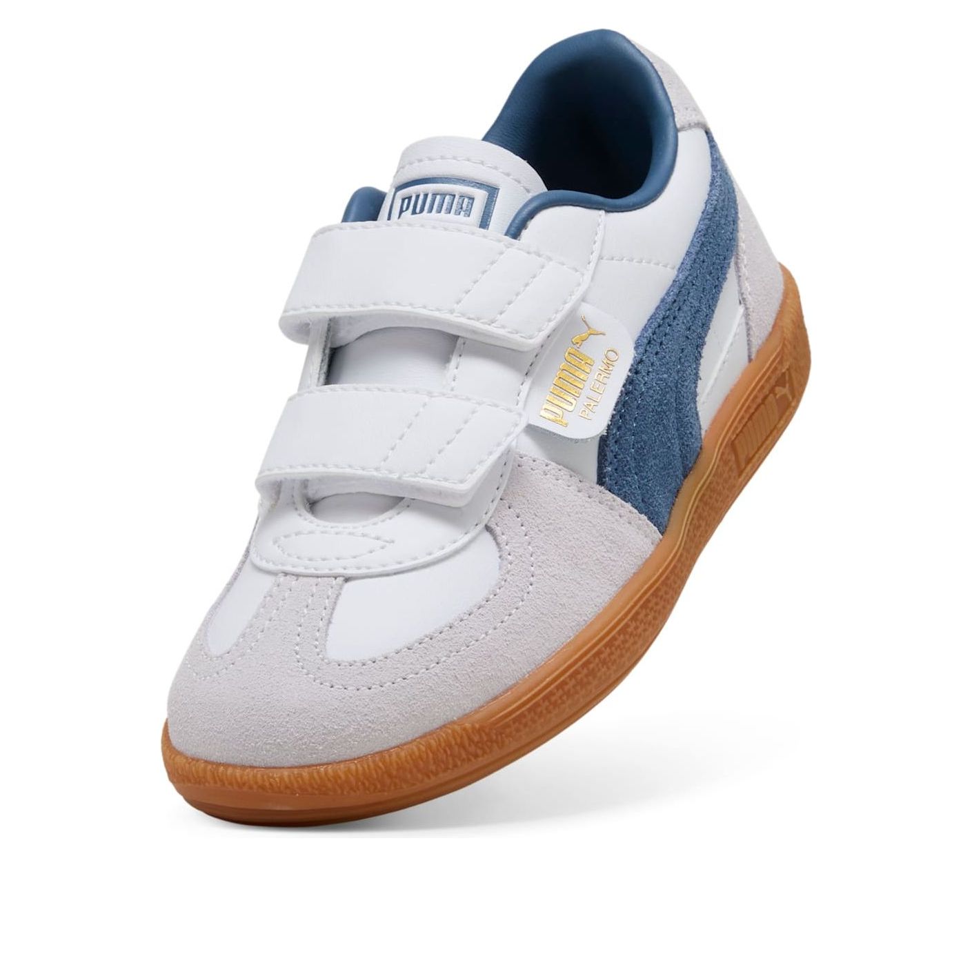 (PS) Puma Palermo Elevata Кожа «Белый Темный Индиго» — фото 3