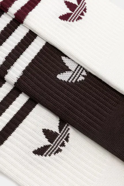 Носки длинные 3 шт Adidas Originals, белый — фото 2