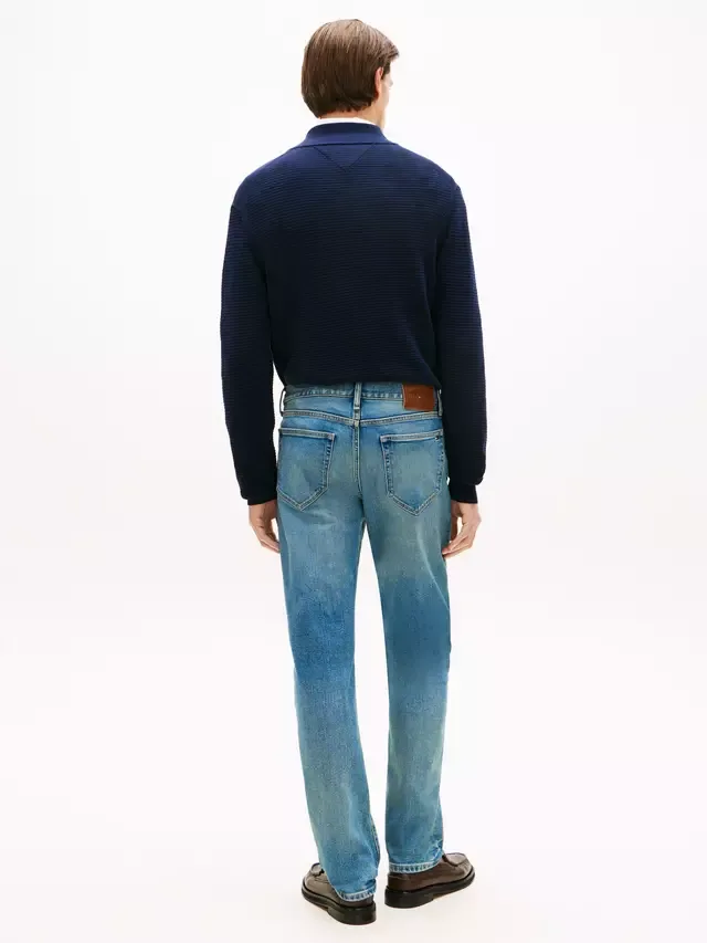 Джинсы прямого кроя Denton, синие, средней длины Tommy Hilfiger — фото 3