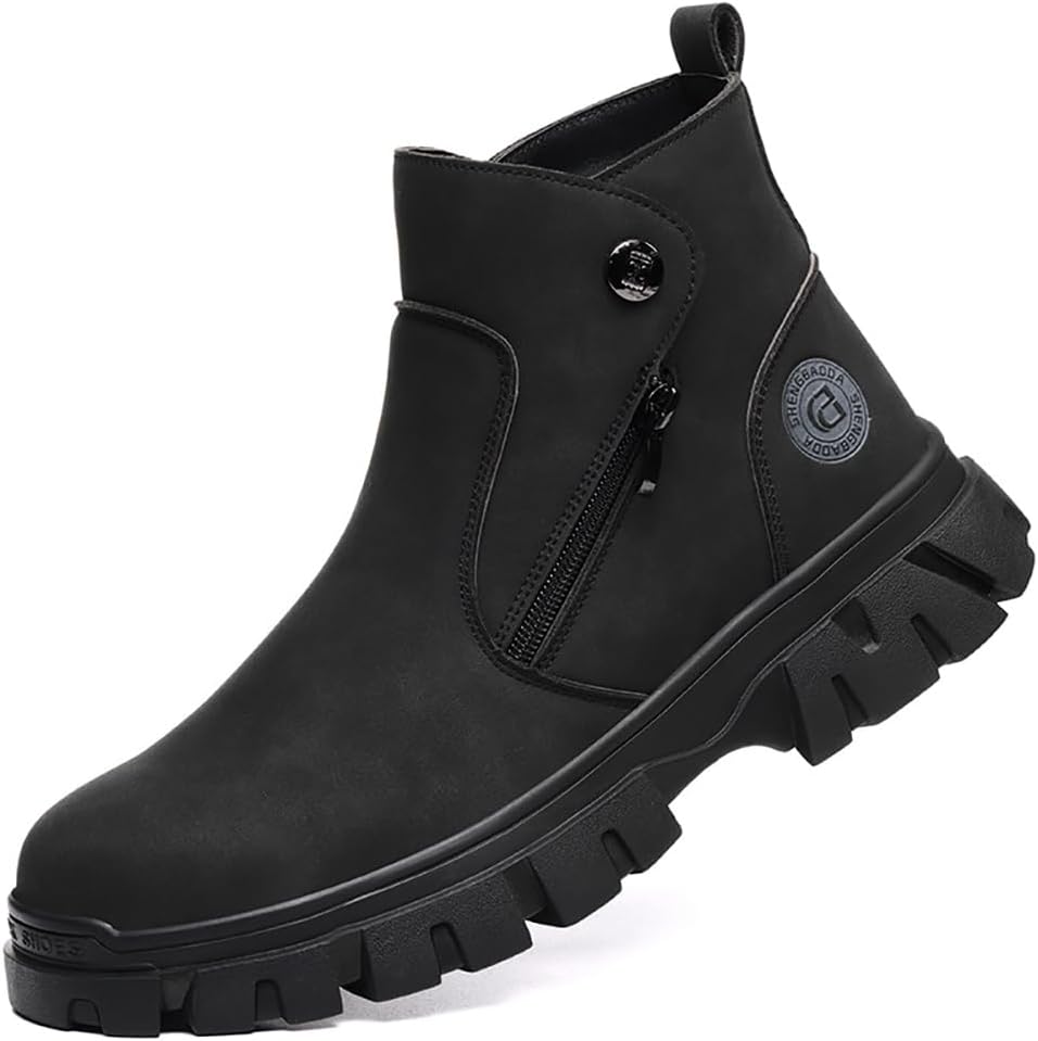 

Ботинки lmprock унисекс с стальным носком, антипроколом, противоскользящие, огнестойкие и неразрушимые, для строительства, черный