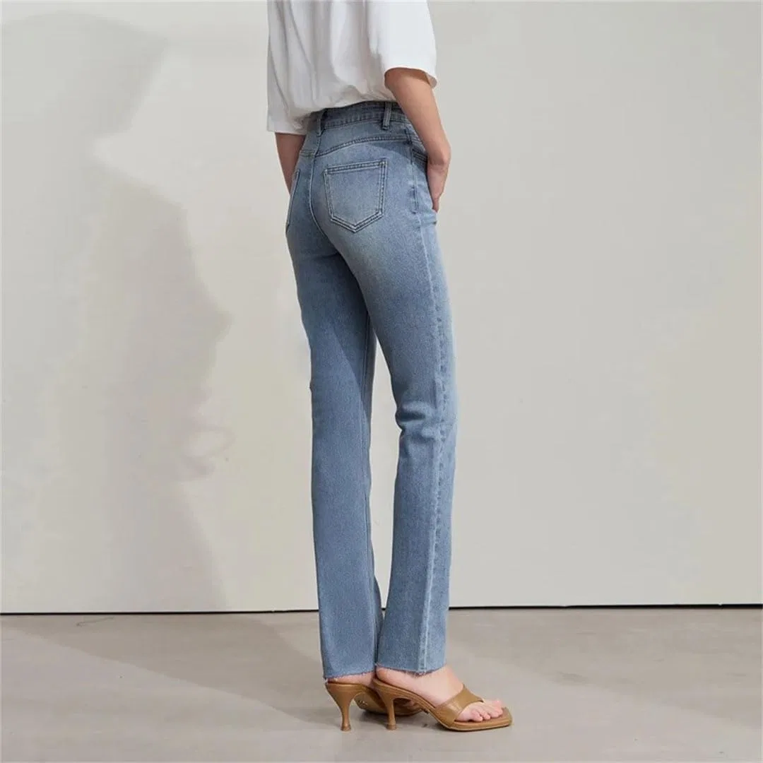 Джинсы slim fit, деним, Light Denim Blue — фото 4