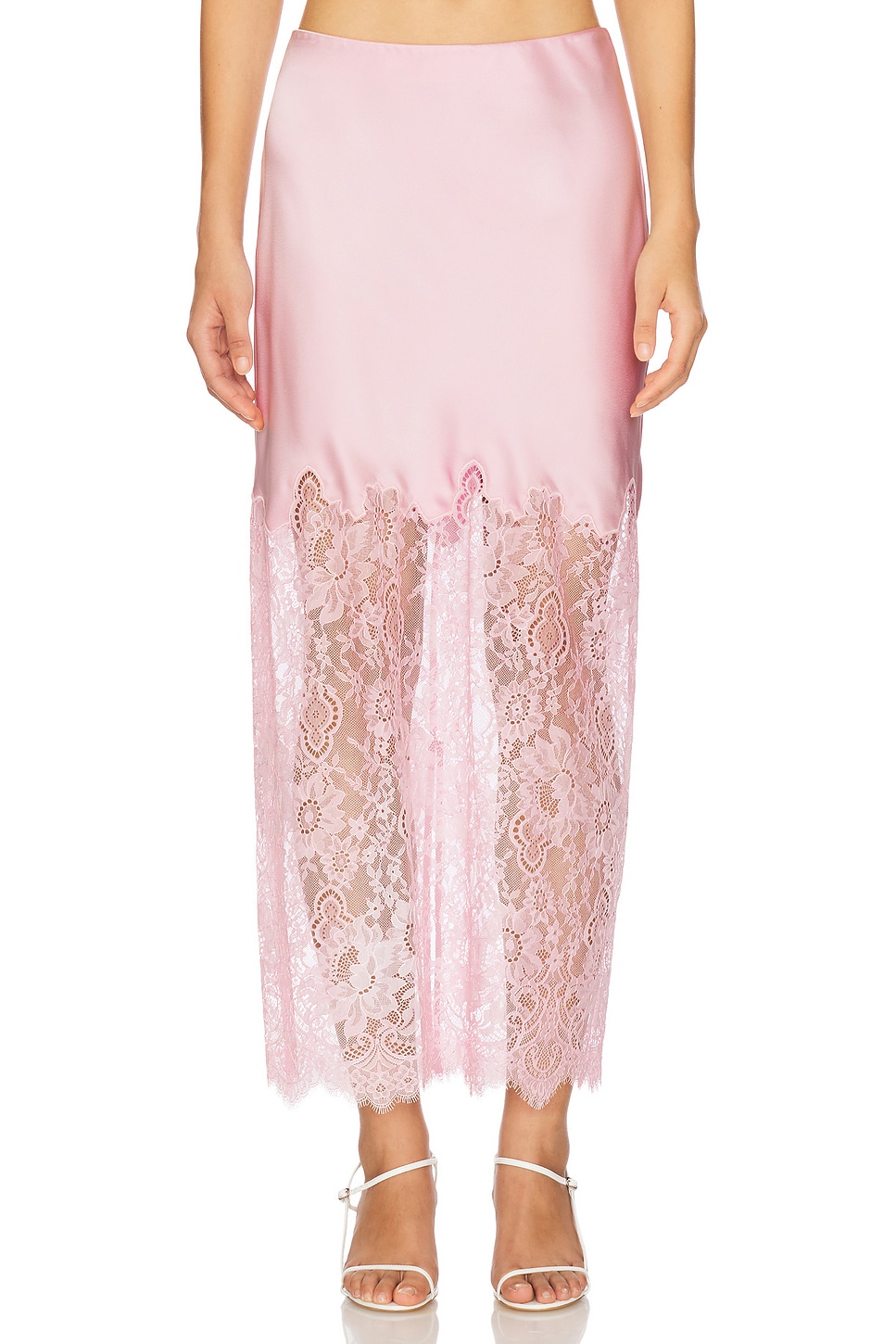 

Юбка Ilene Loveshackfancy, pink magnolia