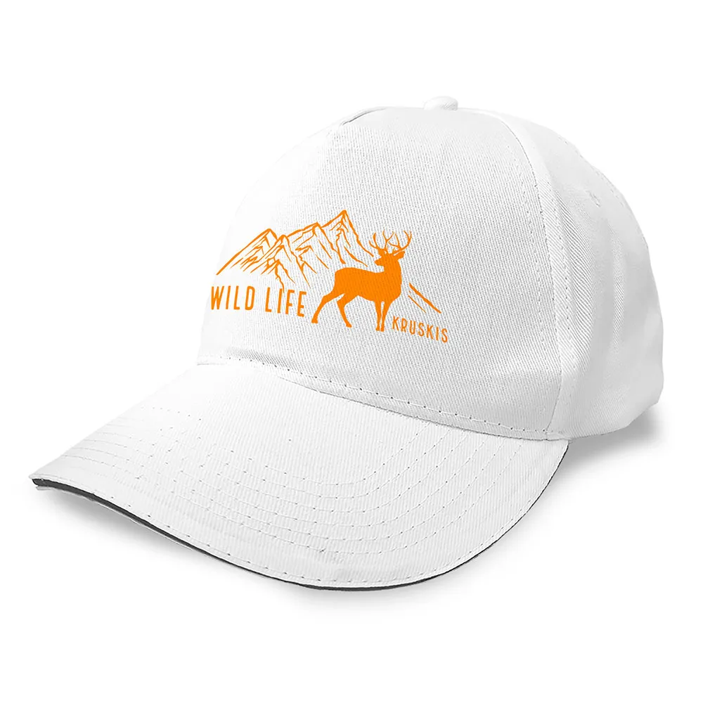 

Бейсболка Kruskis Wild Life, белый