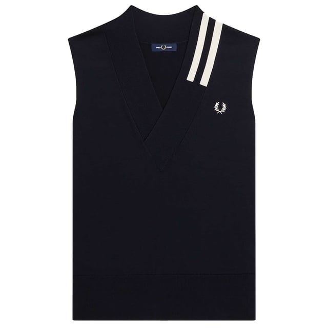 

Жилет Fredperry fp с v-образным вырезом и сломанным кончиком Fred Perry, синий