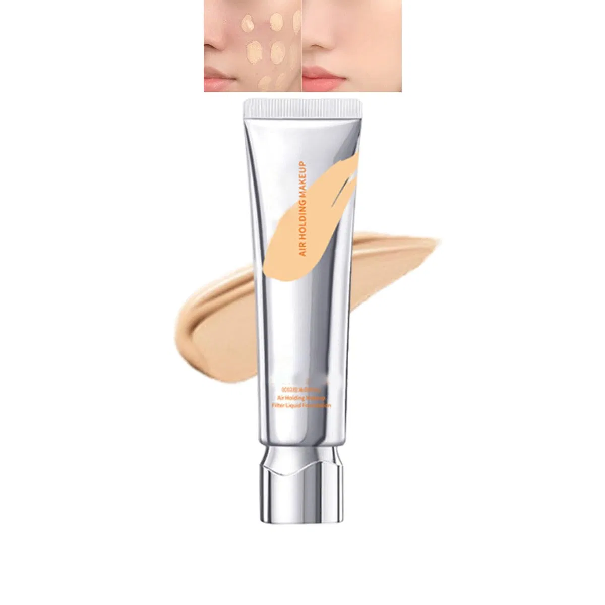 Стойкий жидкий тональный крем с плотным покрытием, оттенок 02 Natural Generic, #02 Natural