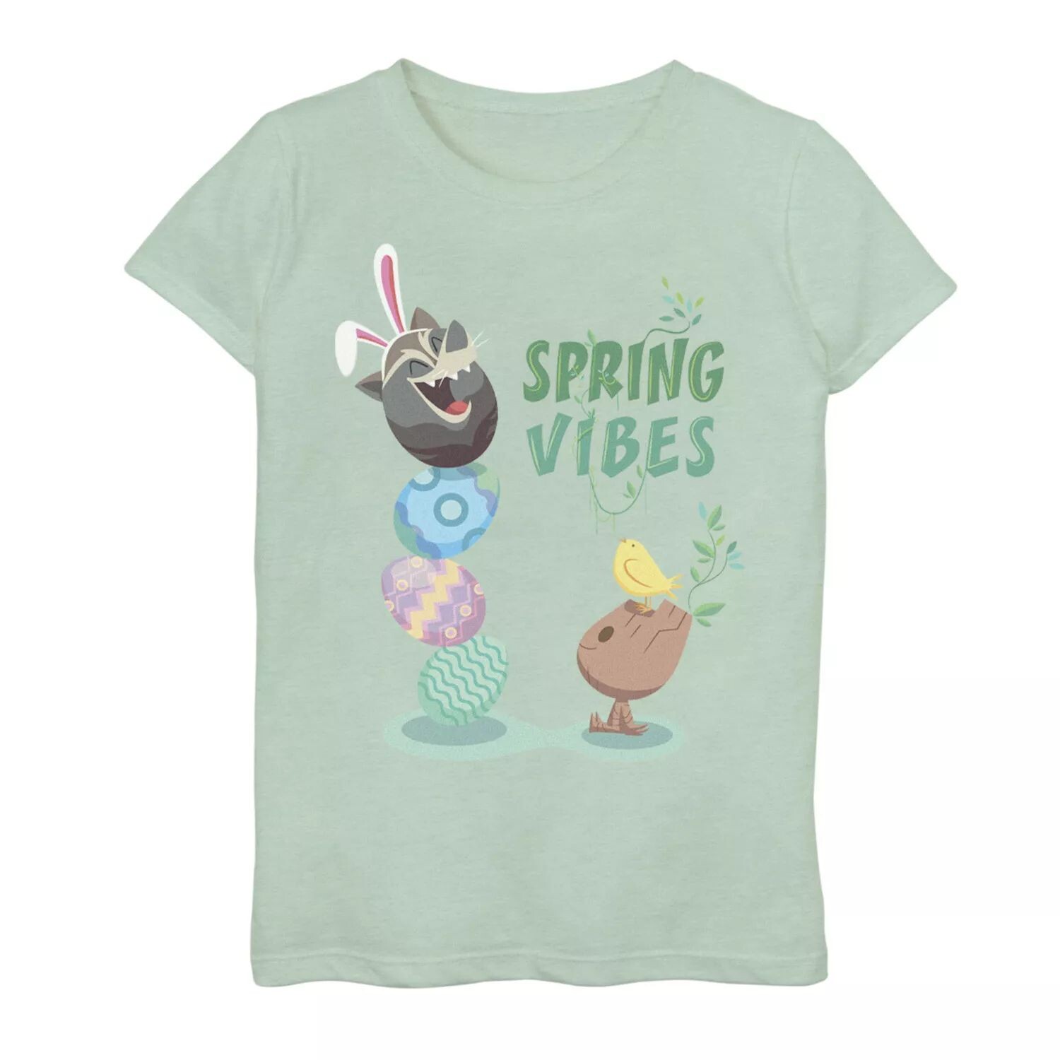 

Футболка Marvel Rocket & Groot Spring Vibes для девочек 7–16 лет Licensed Character