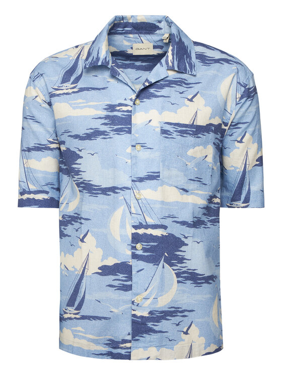 

Рубашка relaxed fit 3250048 Gant, синий