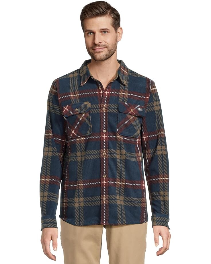 

Рубашка Salty Crew Swellter Polar Fleece Shirt, темно-синий