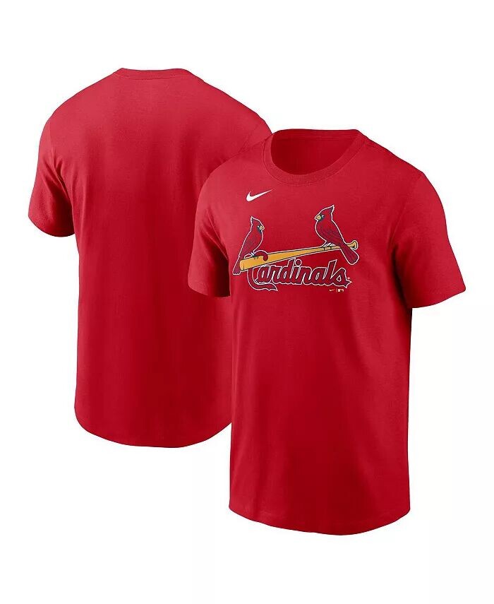 

Мужская красная футболка St. Louis Cardinals Fuse Wordmark Nike