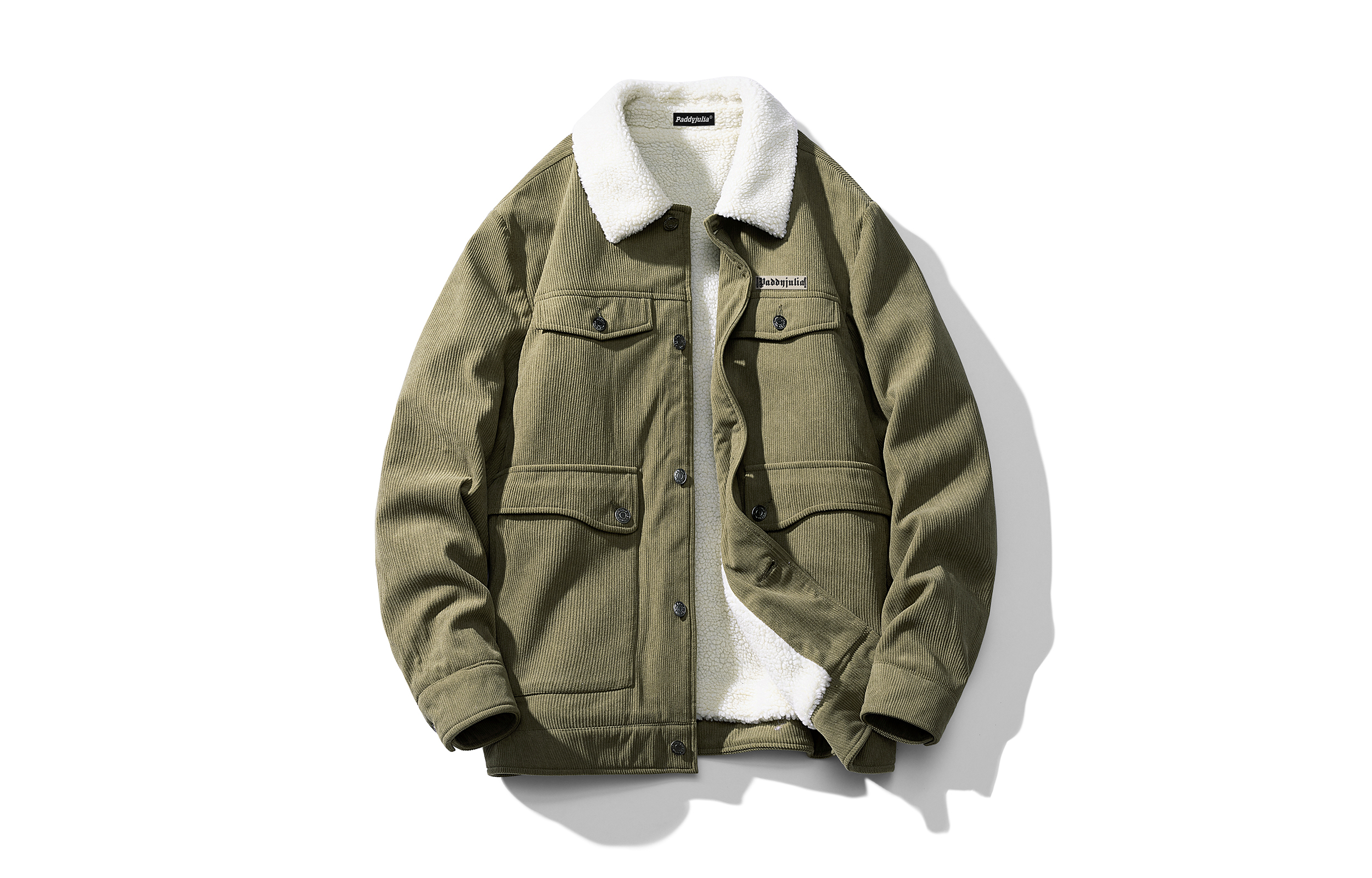 

Paddy Julia Пуховик Unisex, Army Green (Workwear Style)