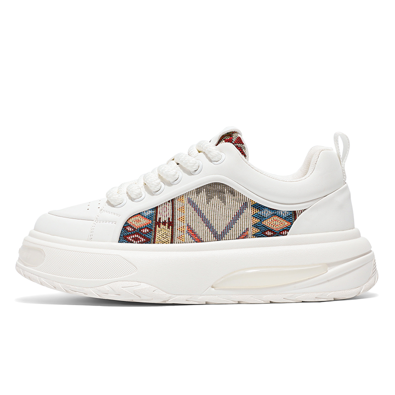 

Водонепроницаемые и ударопрочные низкие мужские кроссовки M.M Party, White Khaki