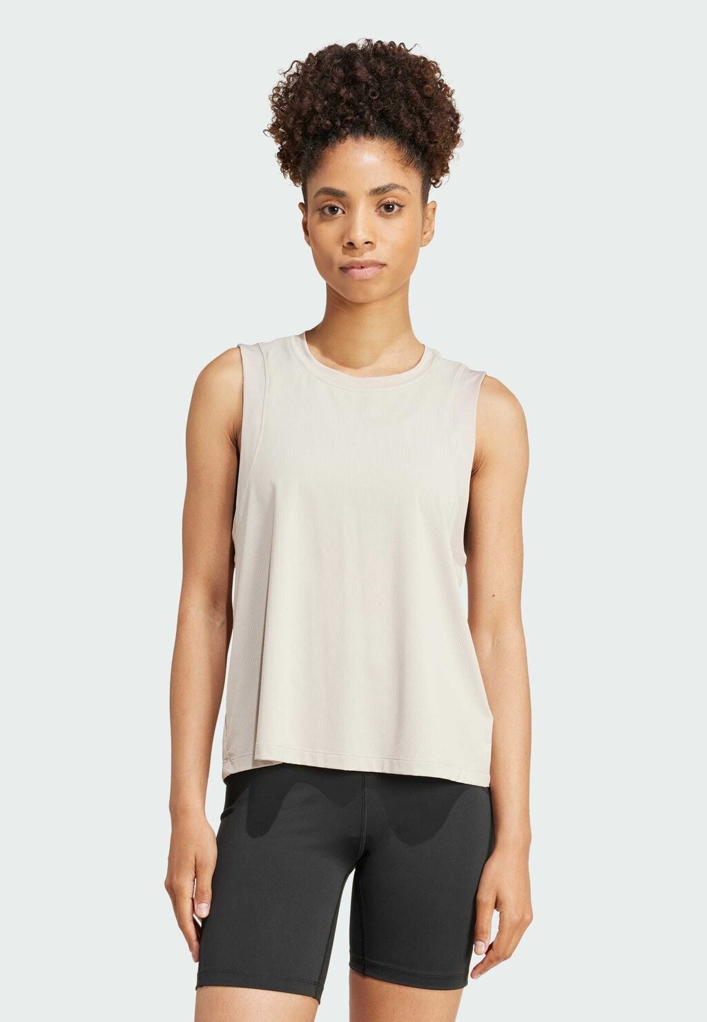 

Топ STUDIO TANK adidas, бежевый
