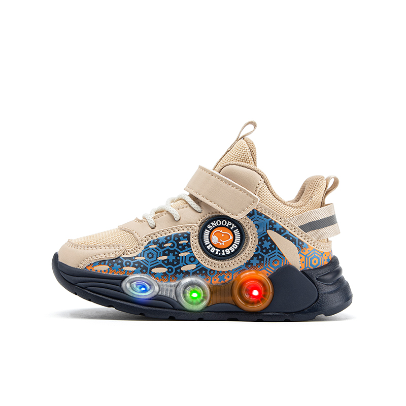 

SNOOPY Скользоустойчивые амортизирующие кроссовки Rebound Kids Lifestyle в цвете beige/blue для детей