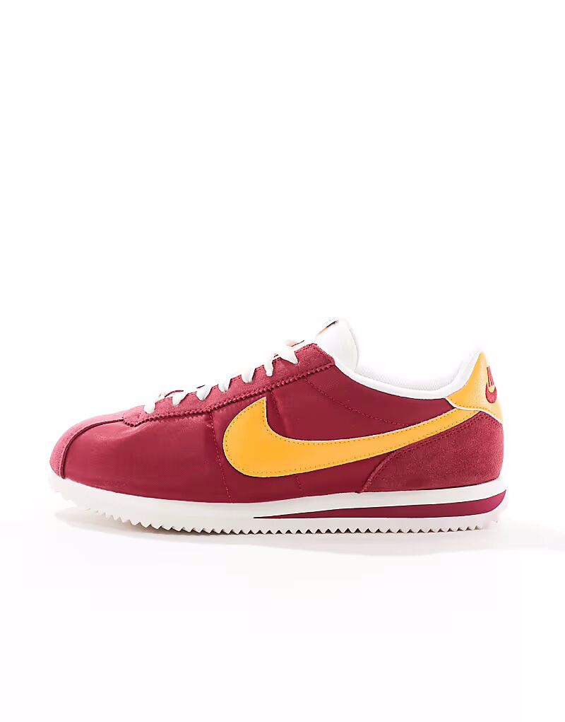Кроссовки унисекс Nike Cortez TXT красного цвета — фото 2