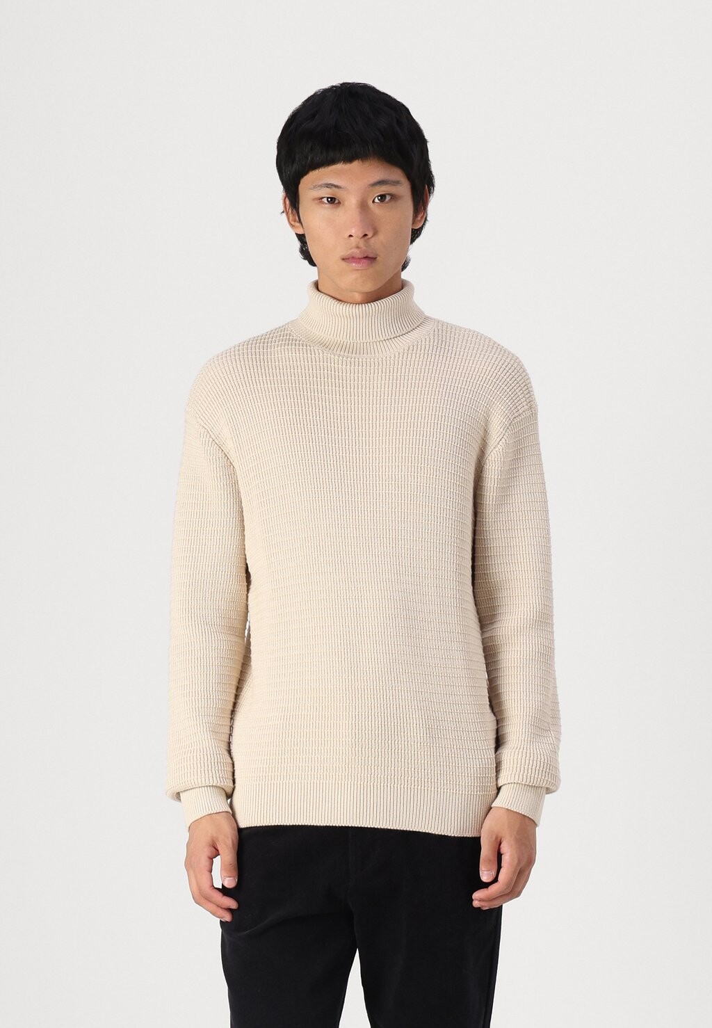 

Джемпер SLHTHEO LS STRUCTURE ROLL NECK Selected Homme, бежевый