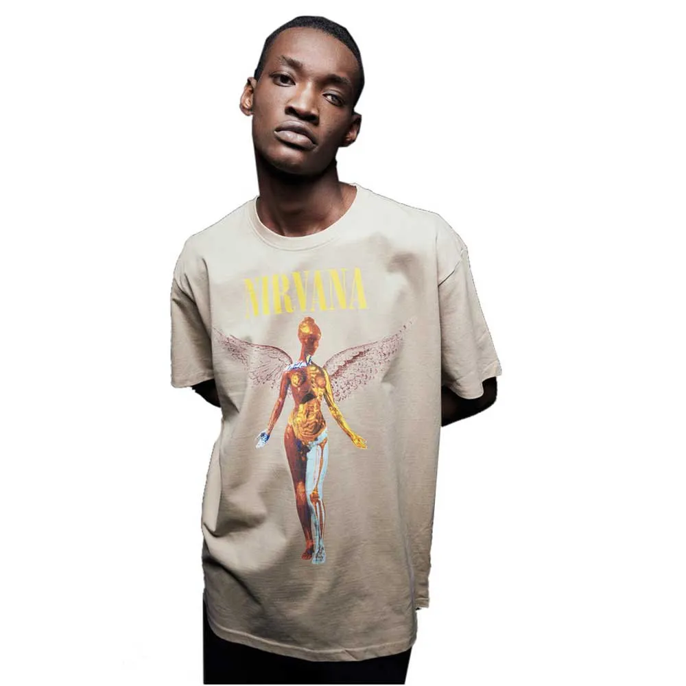 

Футболка Mister Tee In Utero Oversize, бежевый