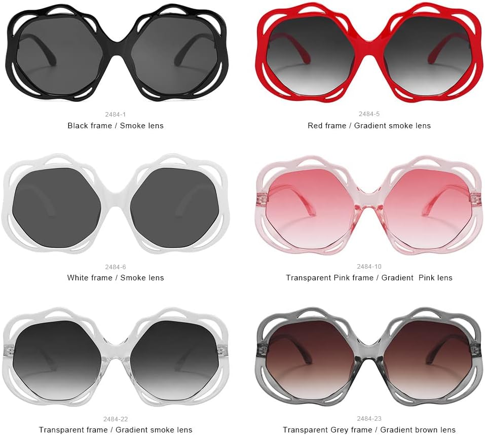 

Модные солнцезащитные очки большого размера овальной формы для женщин, ретро-дизайнерские градиентные очки с полой оправой, защита от УФ-излучения UV400, мужские круглые солнцезащитные очки willochra, Gary