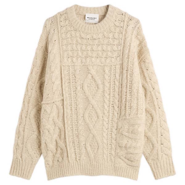 

Свитер Étoile deotille косой вязки Isabel Marant, бежевый