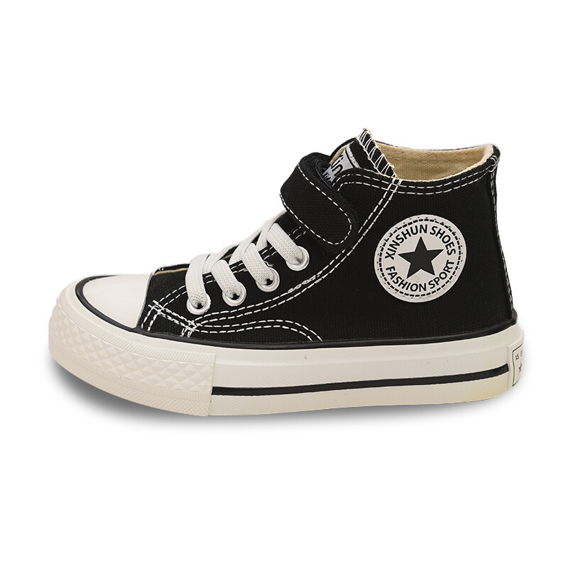 

Детские парусиновые туфли Kids Mid-top Budding, черный