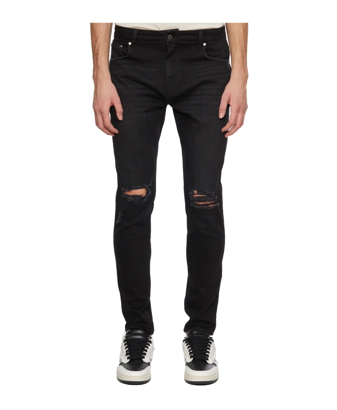 

Разрушенные джинсы Represent, черный