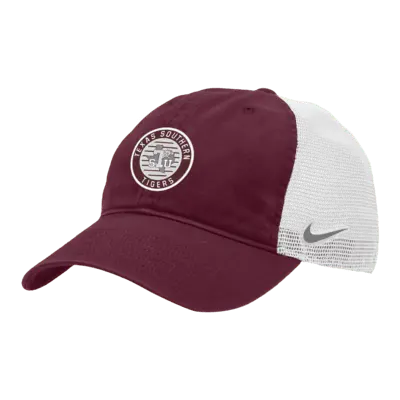 

Бейсболка Nike Texas Southern Heritage86 College Trucker Hat, цвет Dark Maroon
