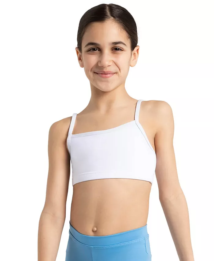 

Базовый топ-бюстгальтер для девочек Capezio, белый