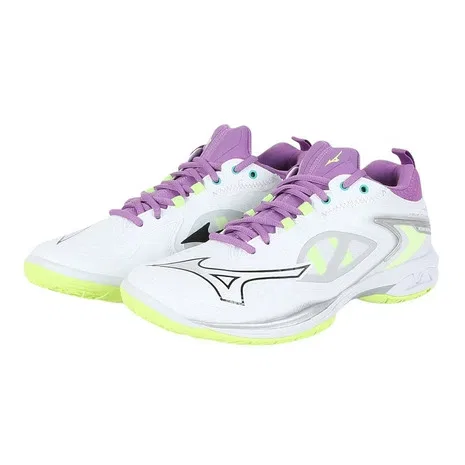 Кроссовки для бадминтона «Wave Claw Neo 3 Fit» от Mizuno, White X Purple