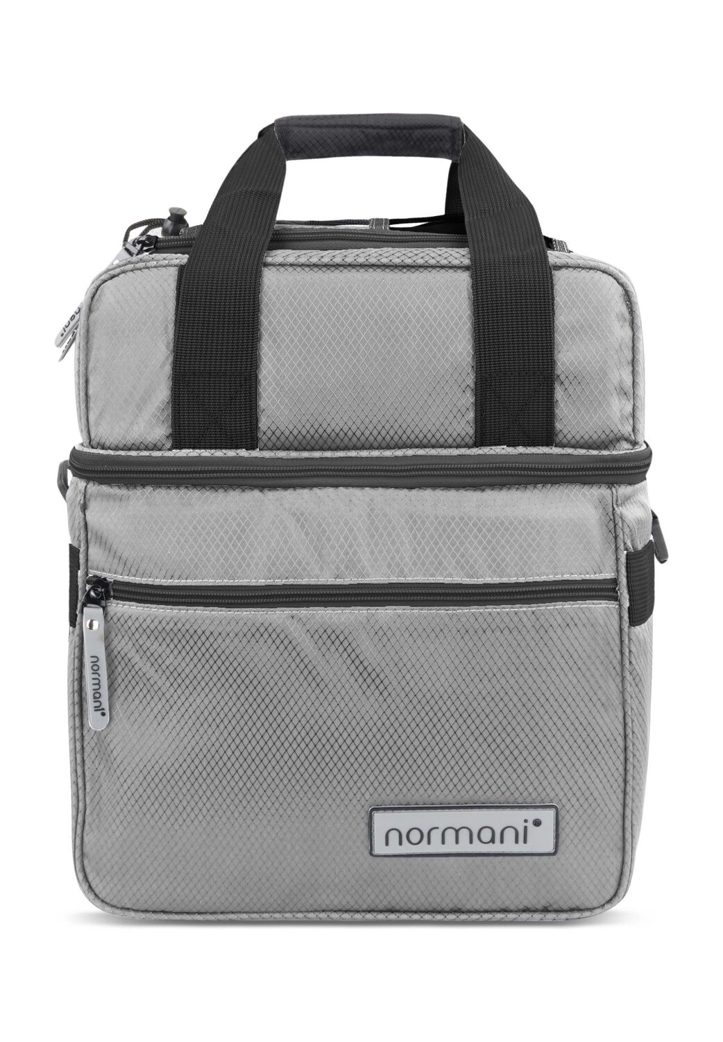 

Сумка-холодильник изотермическая с 2 отделениями 18л Астана normani, серый