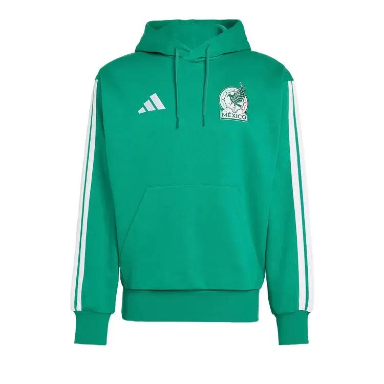 Худи Adidas Mexico DNA Fleece Hoodie, зеленый