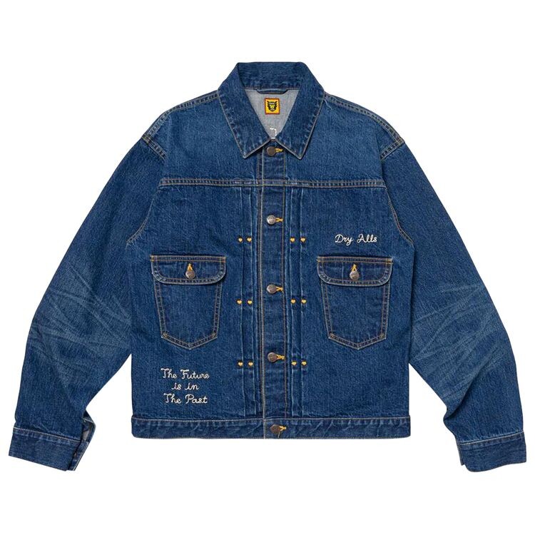 

Куртка Human Made Denim Work Jacket Indigo, синий