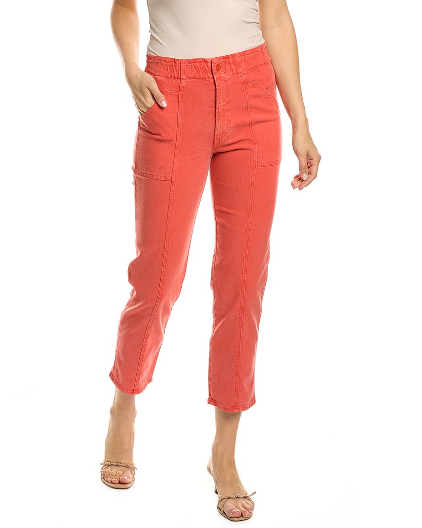

MOTHER Джинсы Springy Hot Coral Ankle